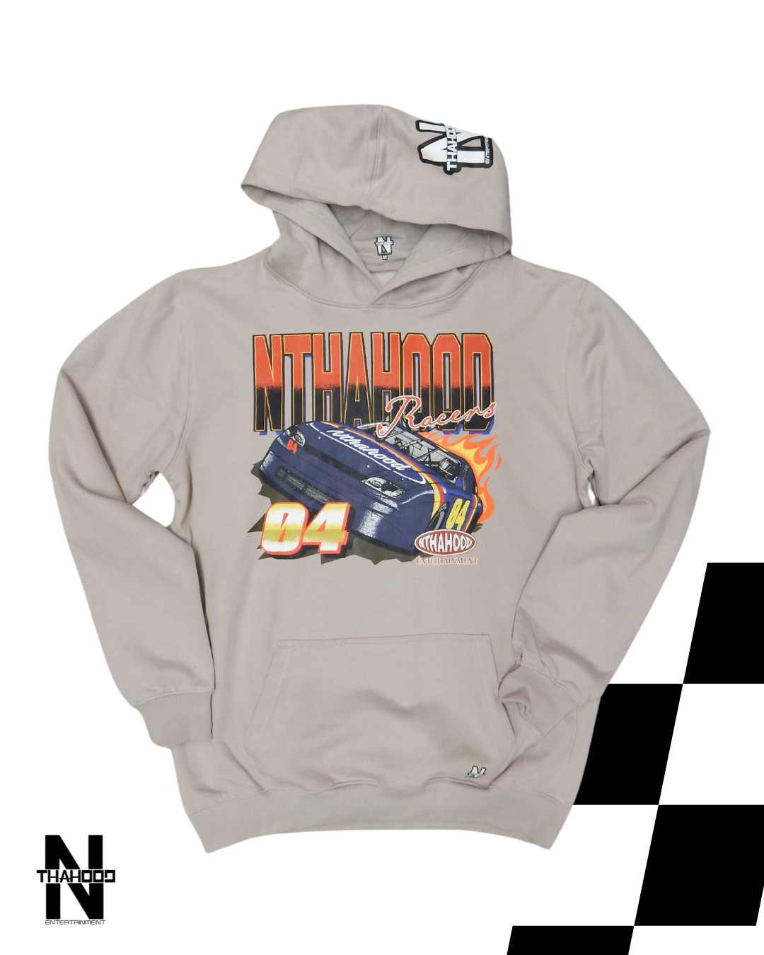 NTH Racer Hoodie Gray