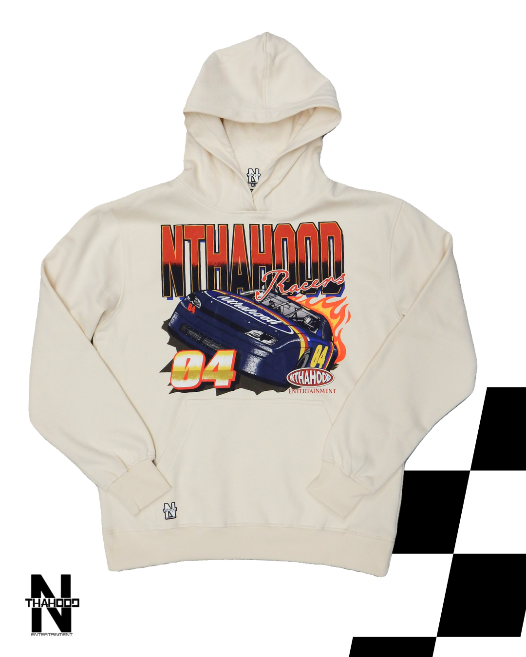 NTH Racer Hoodie Cream