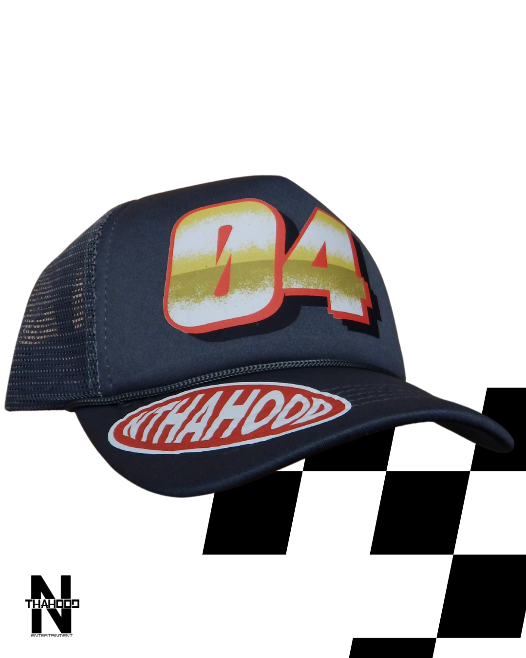 NTH Racer Trucker Hat Dark Gray