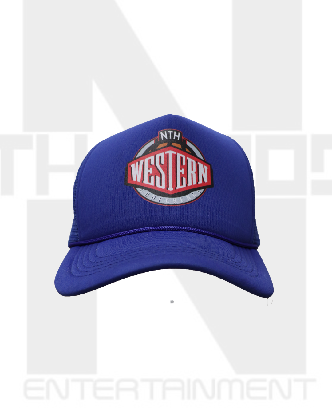 NTH Sports Western Conference Trucker Hat Blue