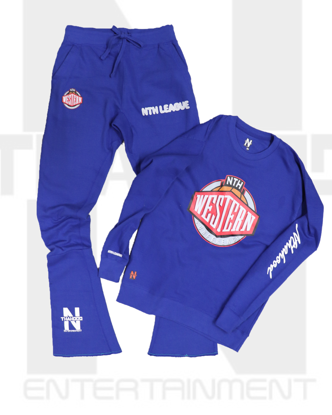 NTH Sports Western Conference Crew Neck + Stacks Set Blue