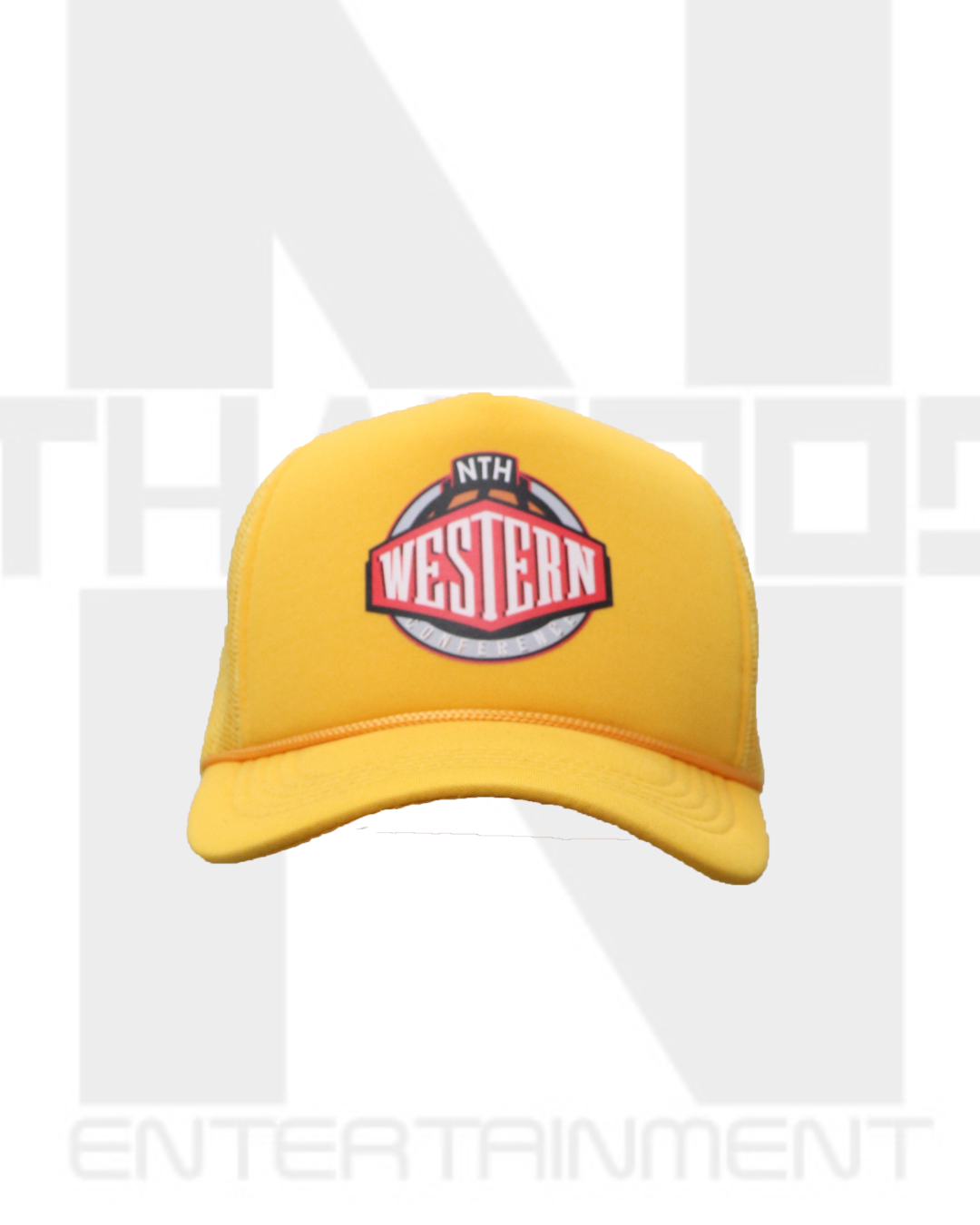 NTH Sports Western Conference Trucker Hat Yellow