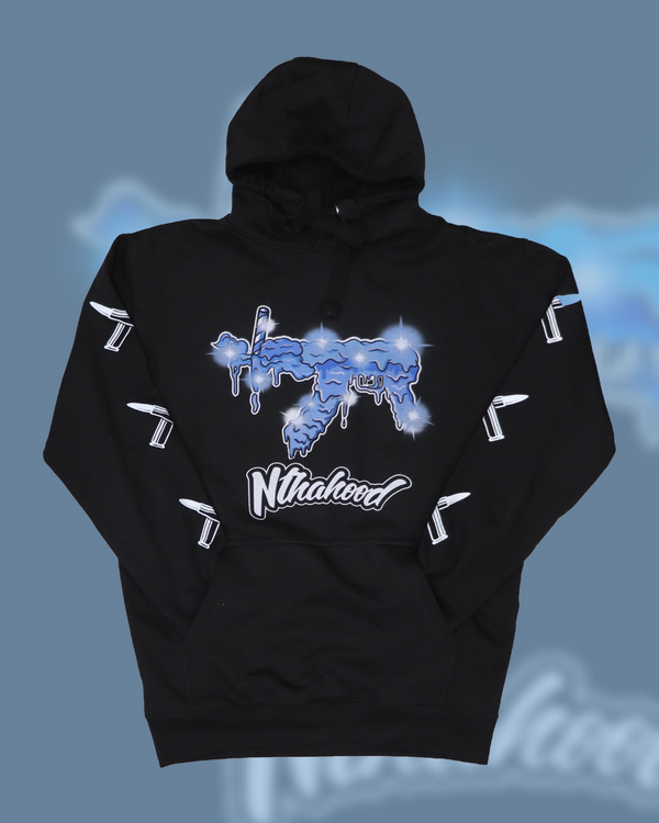 Iced Out Draco Hoodie Black