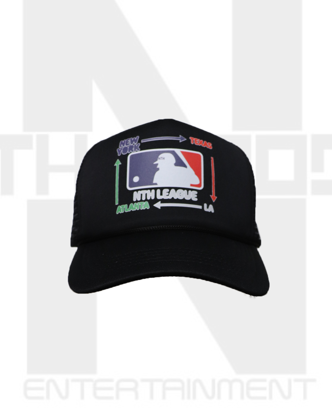 NTH Sports League Trucker Black
