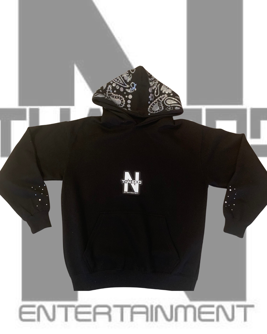Bandana Rhinestone Hoodie