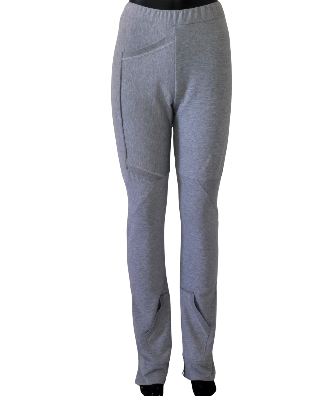 anh x NTH: Side Zip Pants - Heather Gray